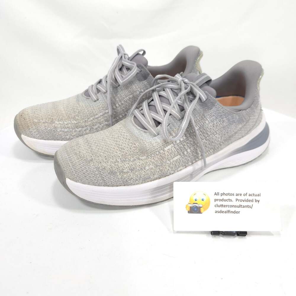 Orthofeet Nira Knit Orthopedic Walking Shoe Womens Size 7.5 80021 Gray White